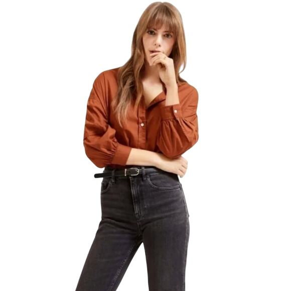 Everlane High Rise Straight Womens Washed Black Ankle Jean Size 27 Denim Casual - Picture 2 of 4